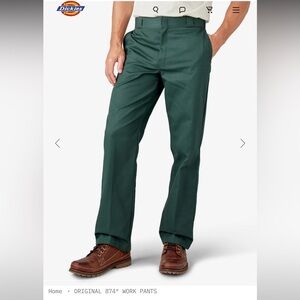 Dickies men’s Green work Pants